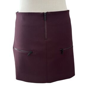 Elizabeth and James Deep Purple, burgandy, maroon Mini Skirt